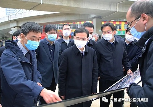 市委副書記、代市長黃喜忠調(diào)研我司重大重點項目